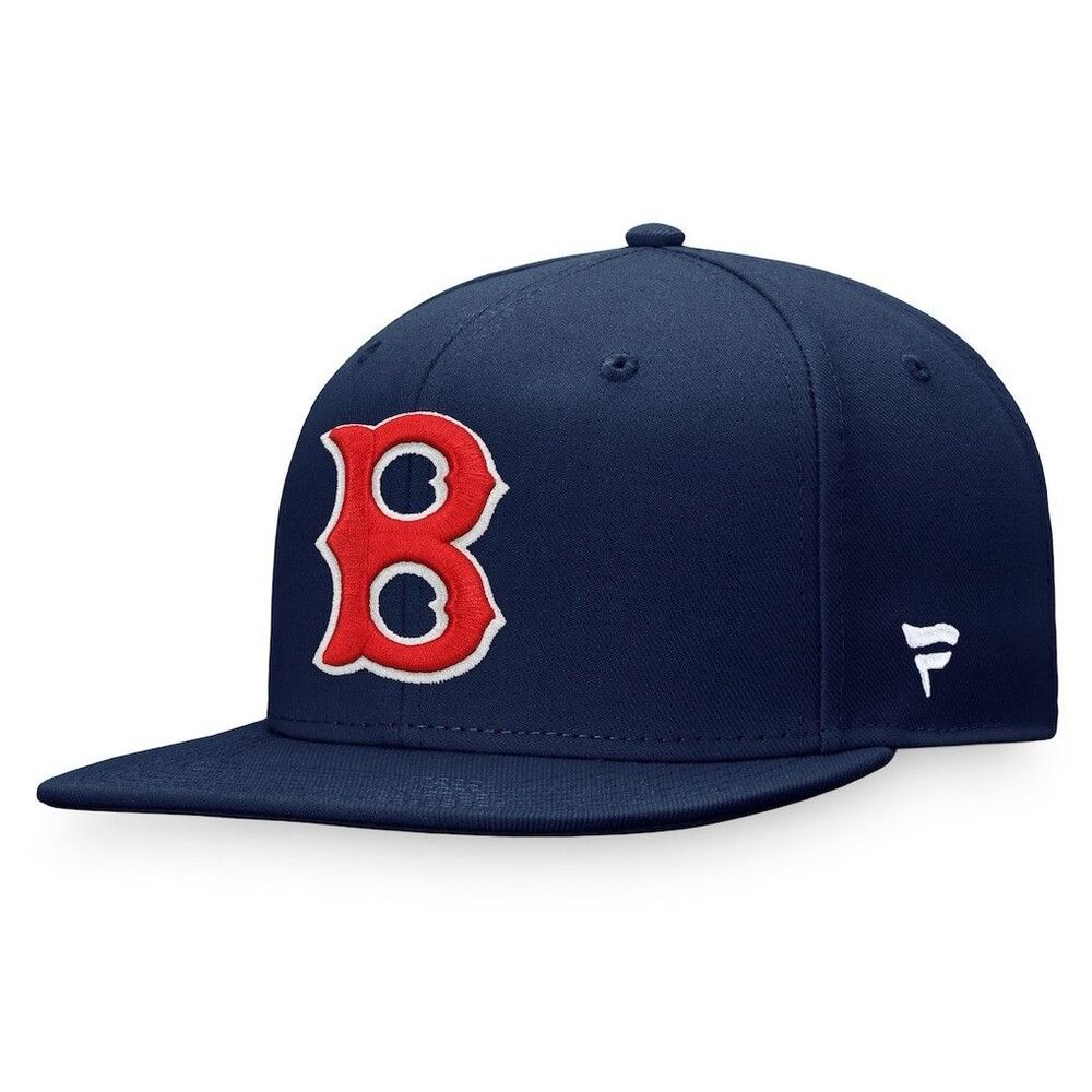 Fanatics Boston Red Sox Navy Blue Cooperstown Collection Core Snapback Hat NEW